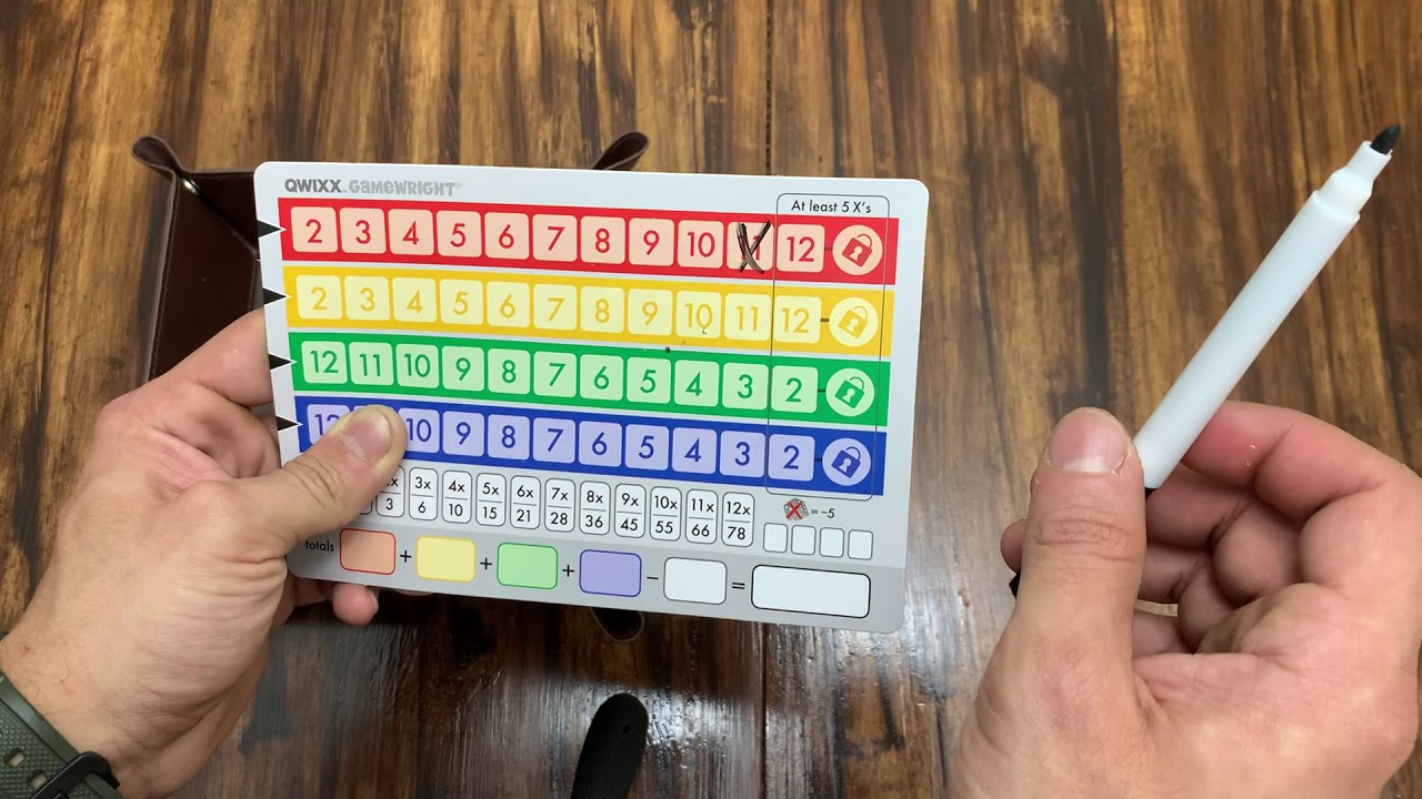 How to play Qwixx and Playthrough