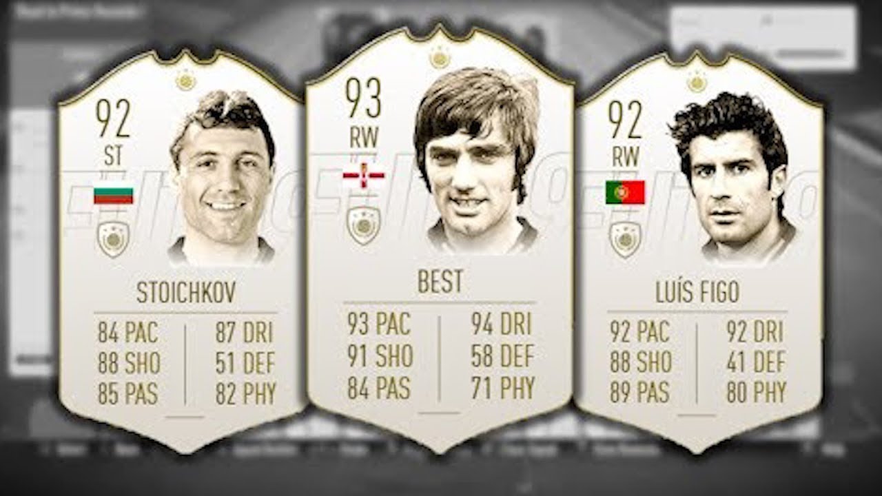 ДЖОРДЖ БЕСТ, ЛУИШ ФИГУ И ЕЩЕ 22 НОВЫЕ ЛЕГЕНДЫ FIFA 19