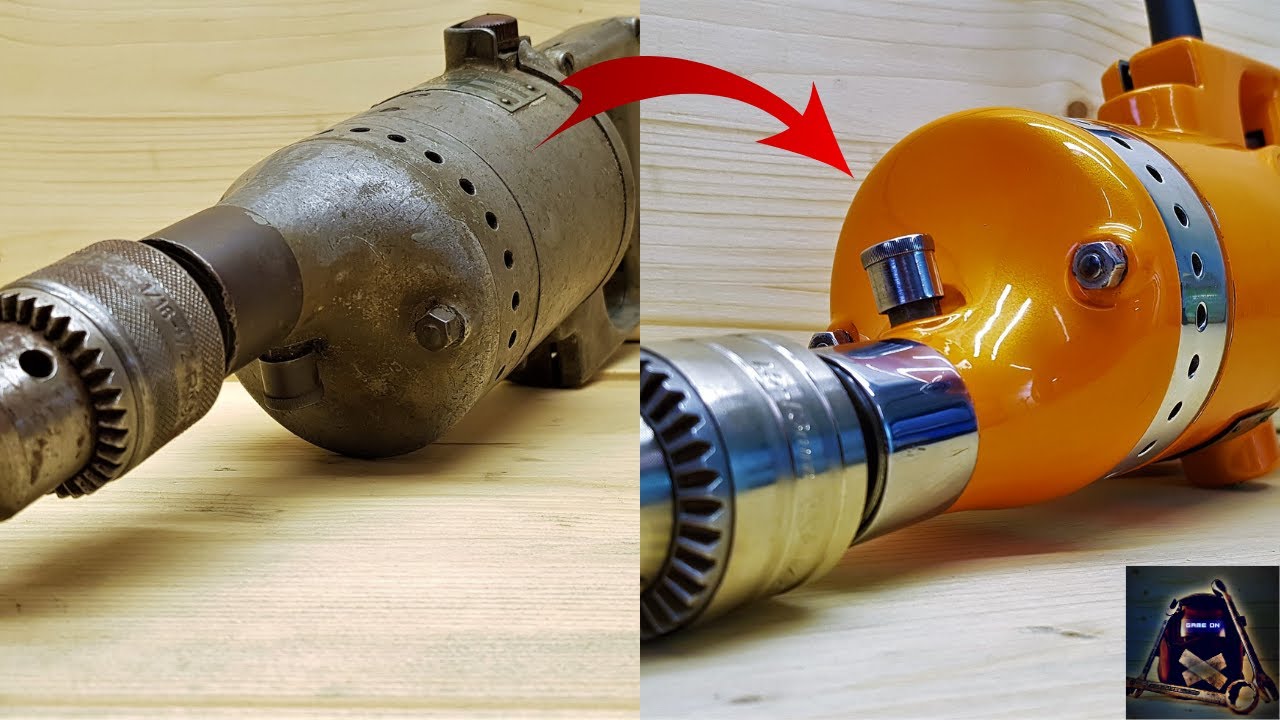 How i restore this almost one hundred year old fein aluminum drill.