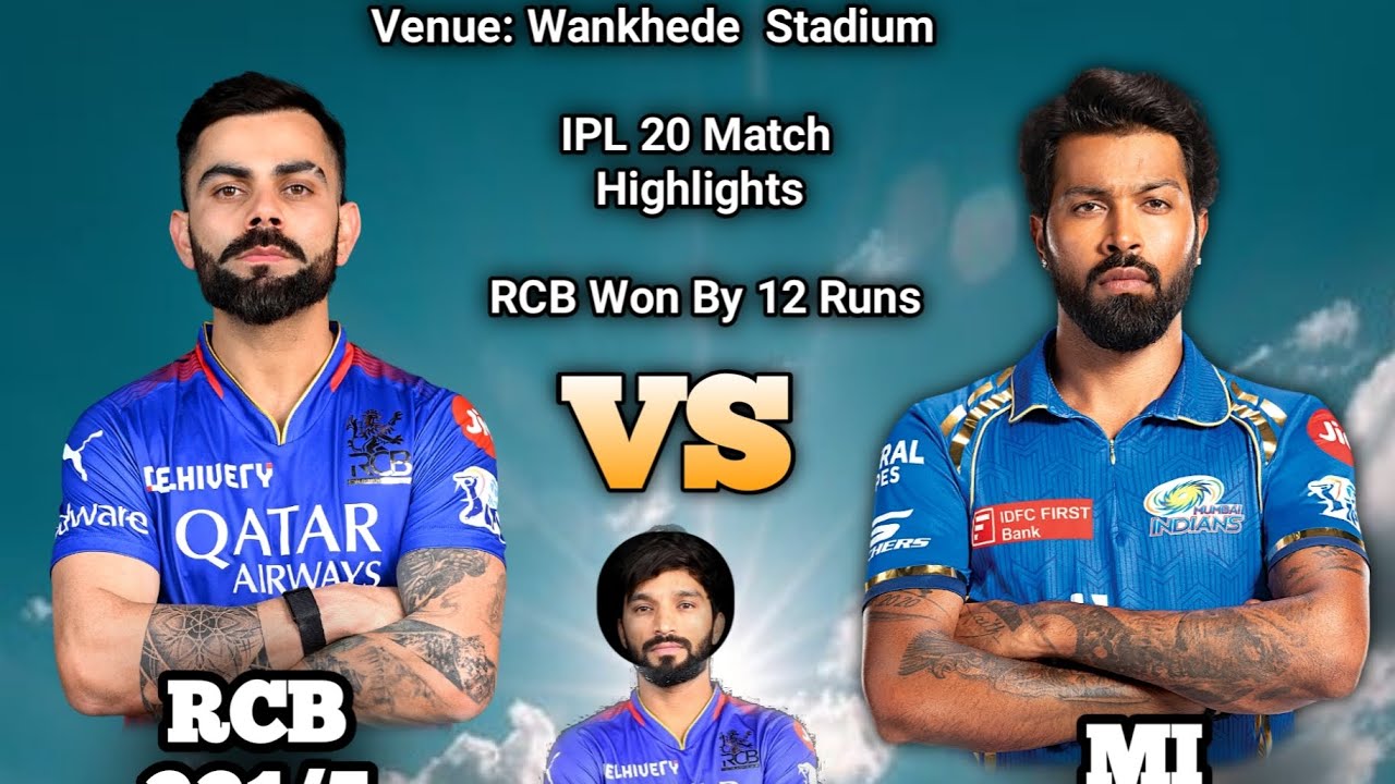 RCB vs MI | Jane Match Ki Puri Highlights | IPL 2025 | Virat Kohli | Rohit Sharma | Hardik | SKY |