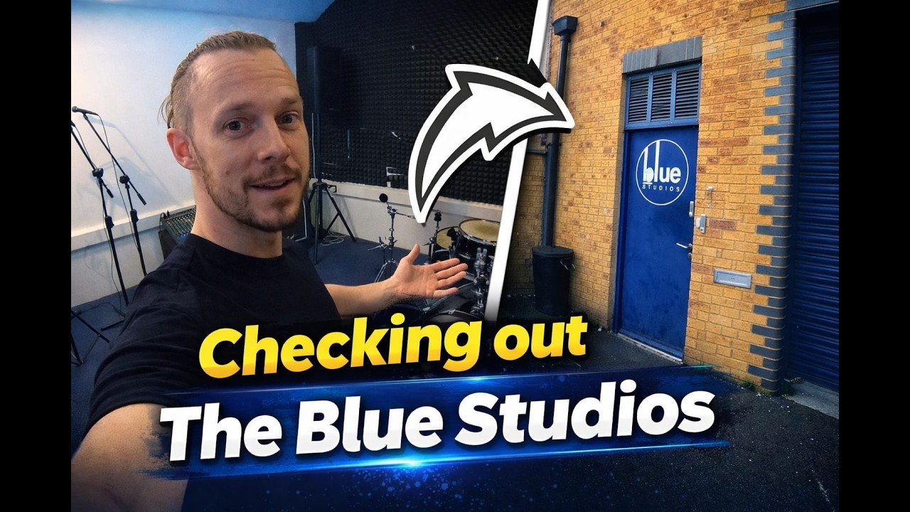 Solo drummer explores The Blue Studios