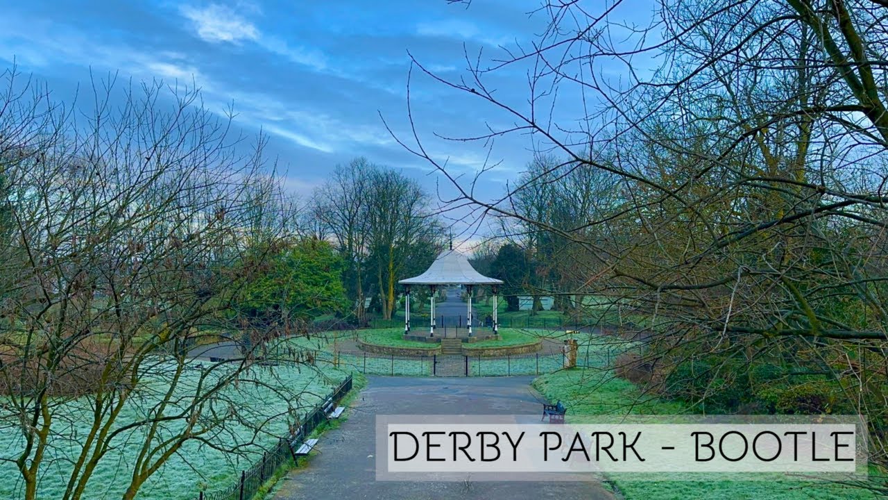 LIVERPOOL WALKS - A walk around Derby Park, Bootle. (4K)