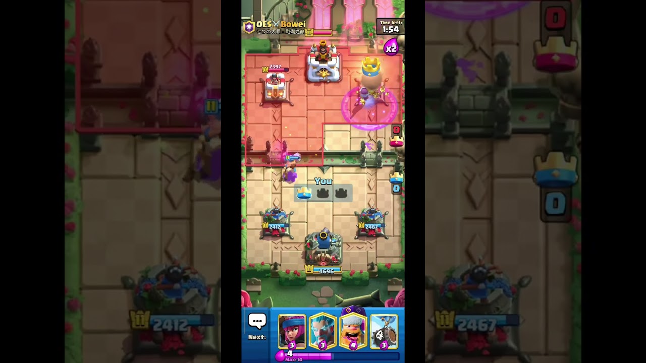 Best 4 card mayhem deck with Gameplay in Clash Royale #ClashRoyale #clashroyaletutorial