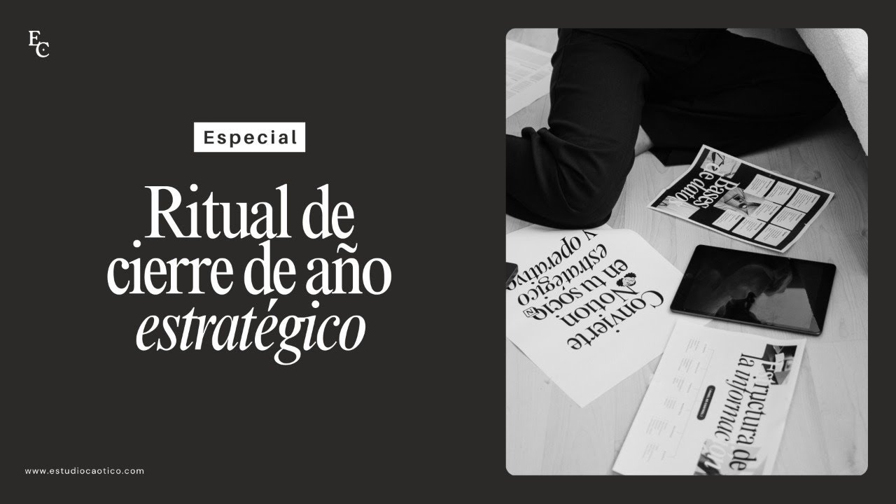 🥂 ESPECIAL: ritual de cierre de año estratégico + objetivos 2026