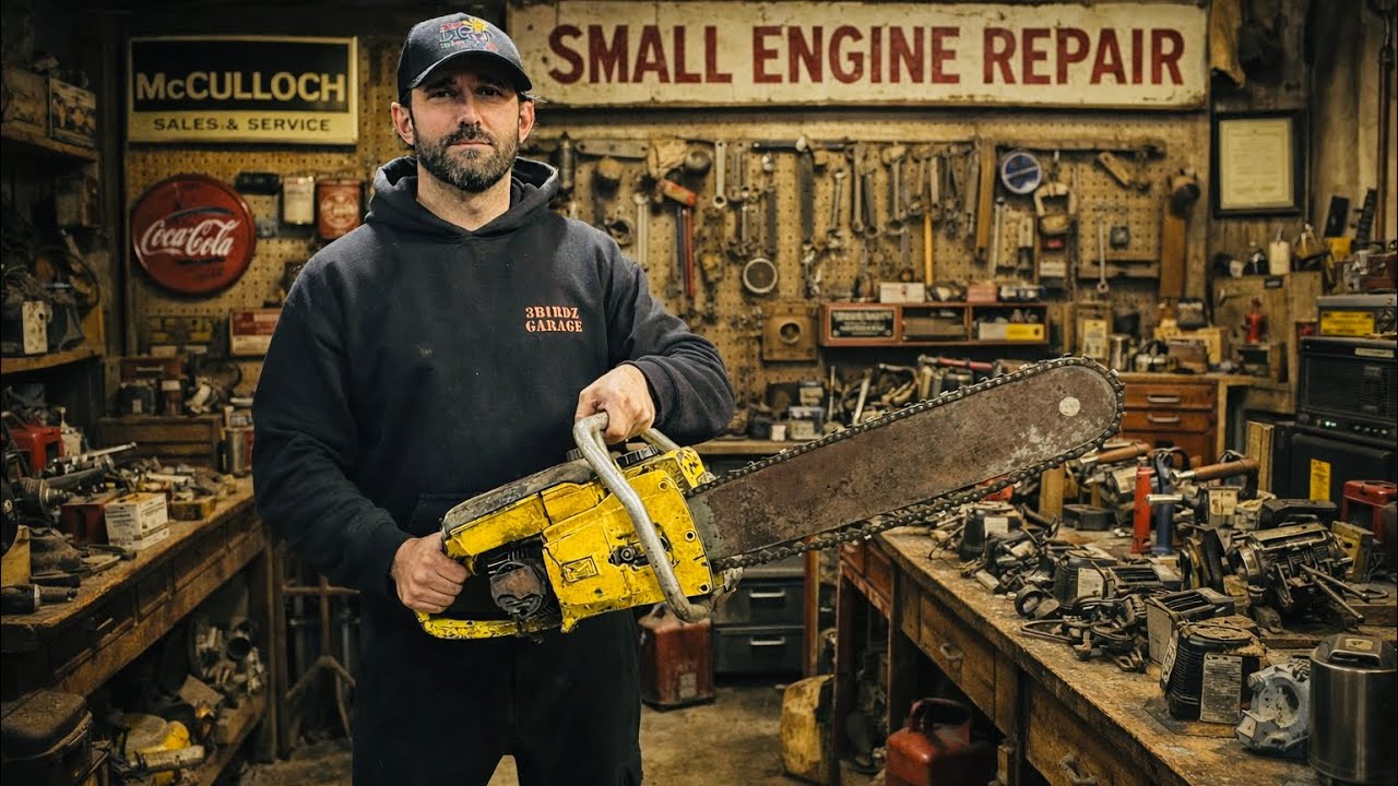 1960s McCulloch Chainsaw - WILL IT RUN?