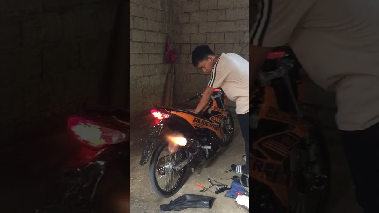 tutorial suara knalpot meledak ledak #motovlog