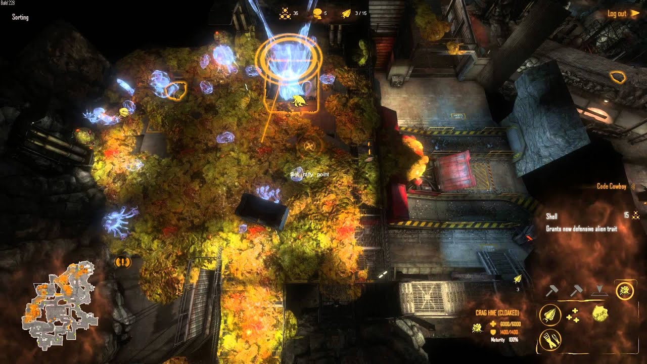 NS2HD[528] - Alien Commanding on Mineshaft