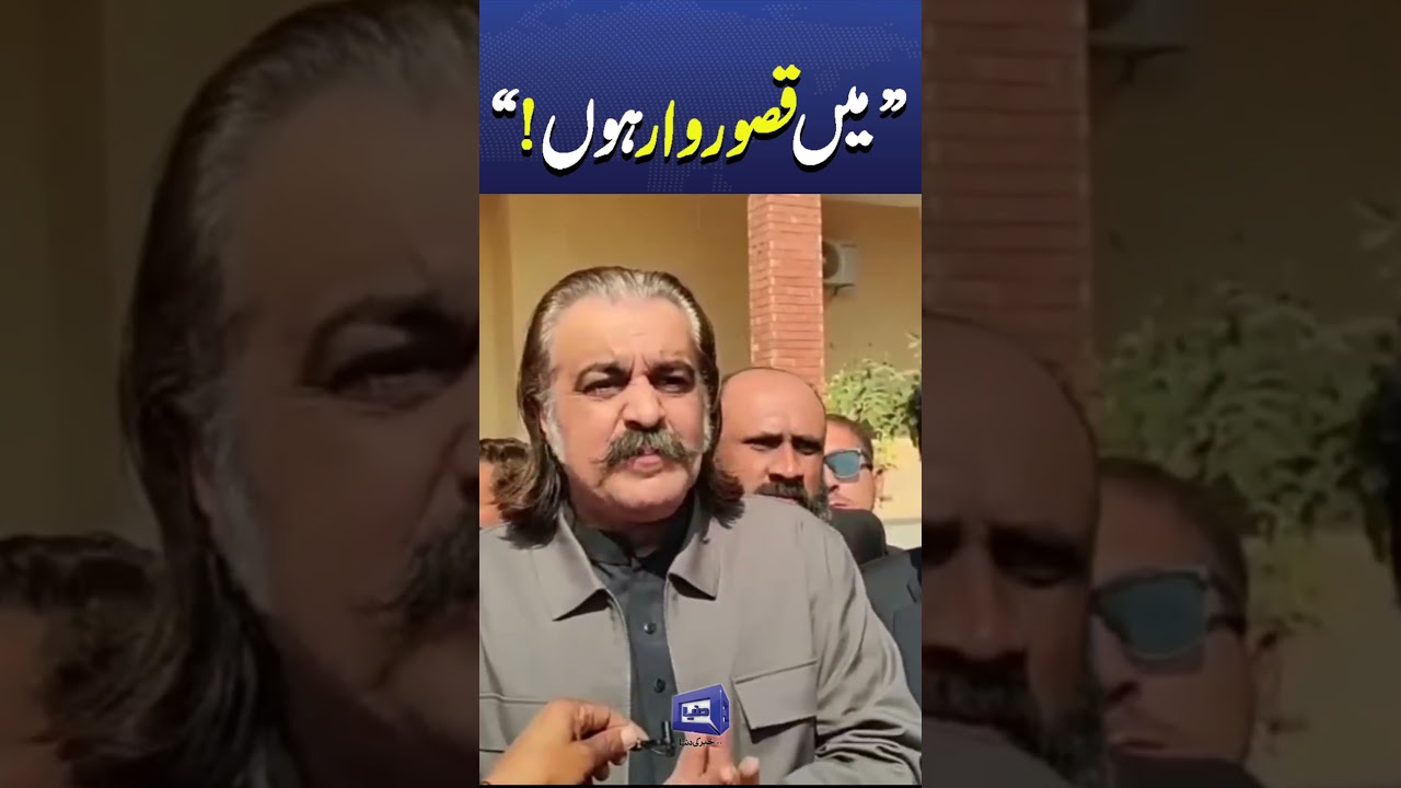 Hum Sab Aik Team Hain! Ali Amin Gandapur Important Media Talk on Imran Khan #trendingshorts #viral