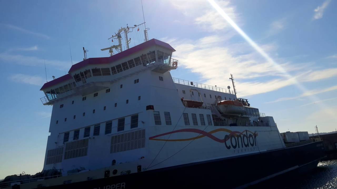 Commodore Clipper Docking and Berthing into Jersey harbour from Portsmouth