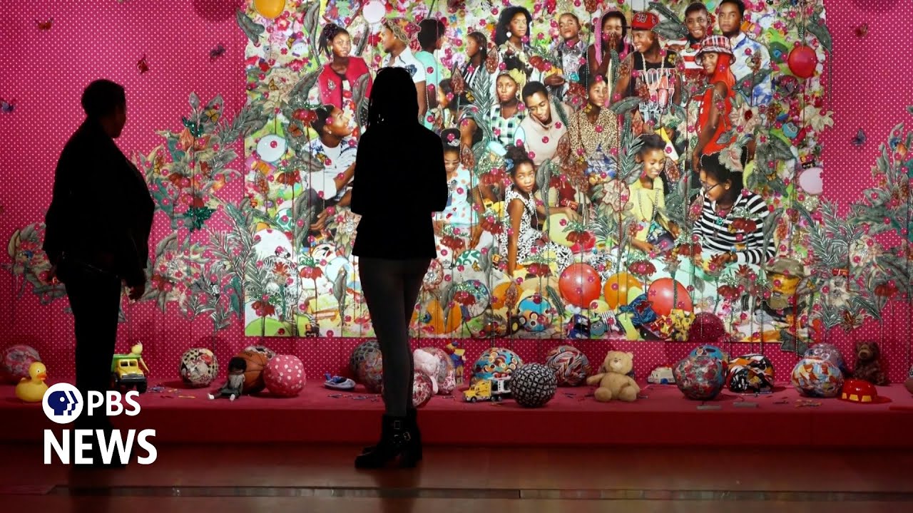 WATCH: Alicia Keys and Swizz Beatz celebrate Black contemporary art in 'Giants' exhibition