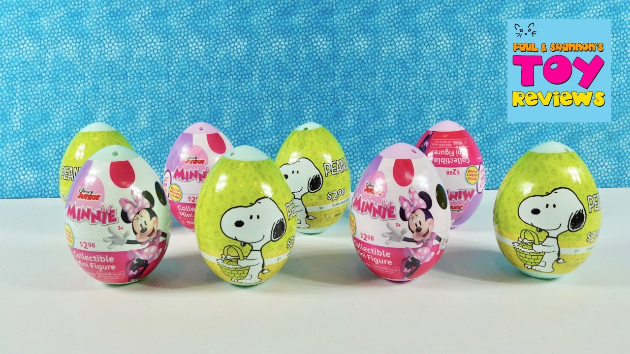 Peanuts & Disney Minnie Mouse Collectible Mini Figure Unboxing | PSToyReviews