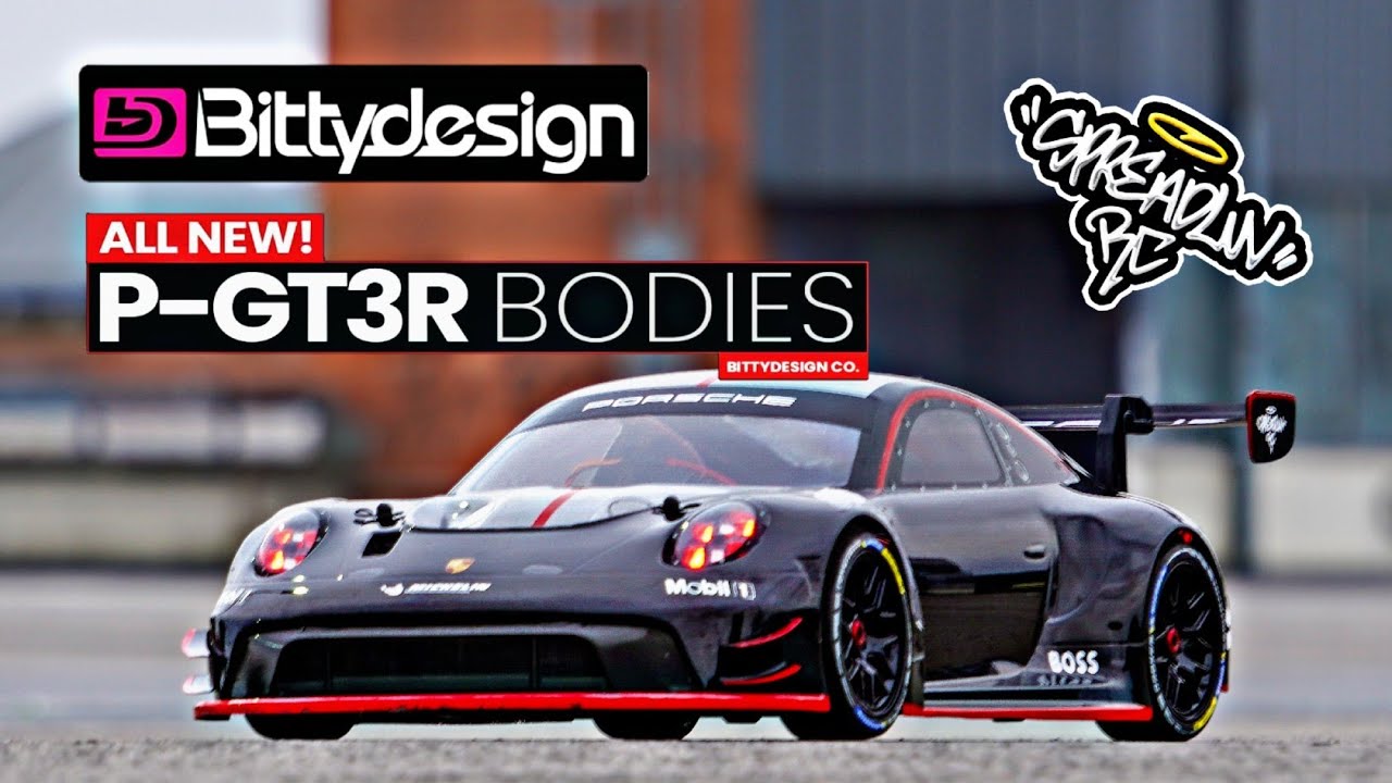 Custom Bittydesign P-GT3R RC Drift Car | Hand-Painted Livery in Action!