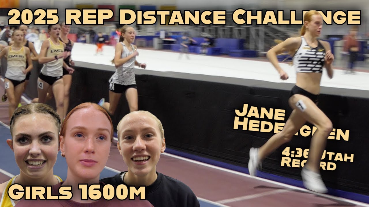 2025 REP 1600m Girls | Jane Hedengren | Utah Record