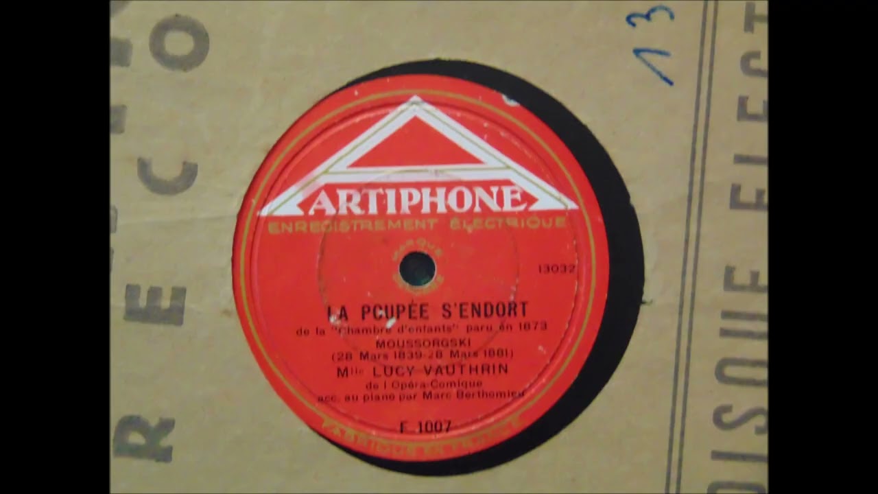 LA CHAMBRE D'ENFANTS (Moussorgsky) La Poupée s'endort par Lucy Vauthrin de l'Opéra-Comique