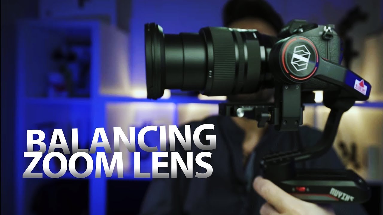 balanc zoom lens on gimbal Weebill-s gimbal // weebill s setup