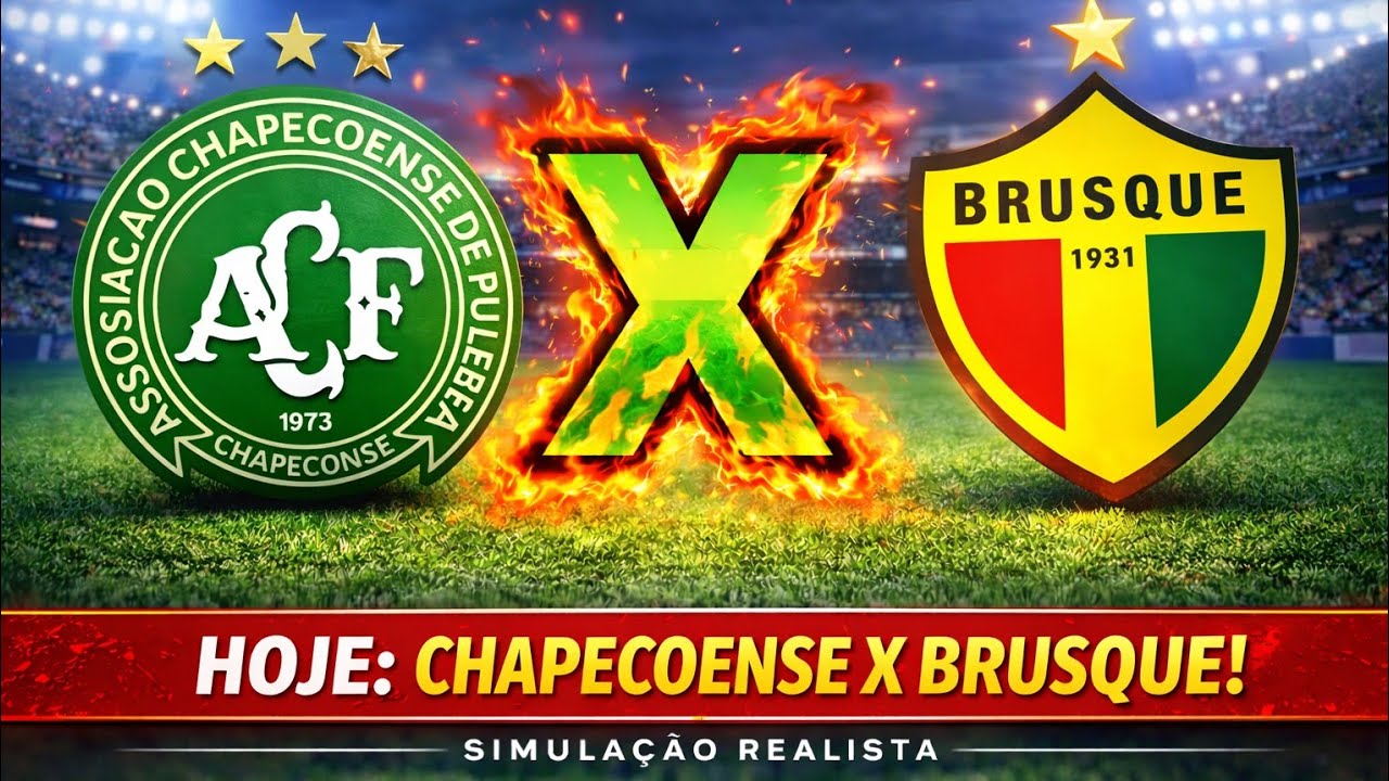 Onde assistir ⚽🔥 CHAPECOENSE x BRUSQUE AO VIVO A 🔥 SIMULAÇÃO COMPLETA DO JOGO