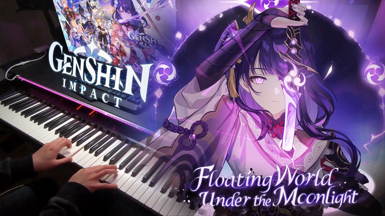 Floating World Under the Moonlight/Genshin Impact 2.1 Trailer Piano Arrangement (Full Version)