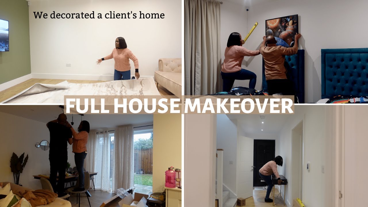 Full House Makeover | Decorating a Client’s 3 Bedroom Rented House in the Uk 🇬🇧 | Uk House Tour