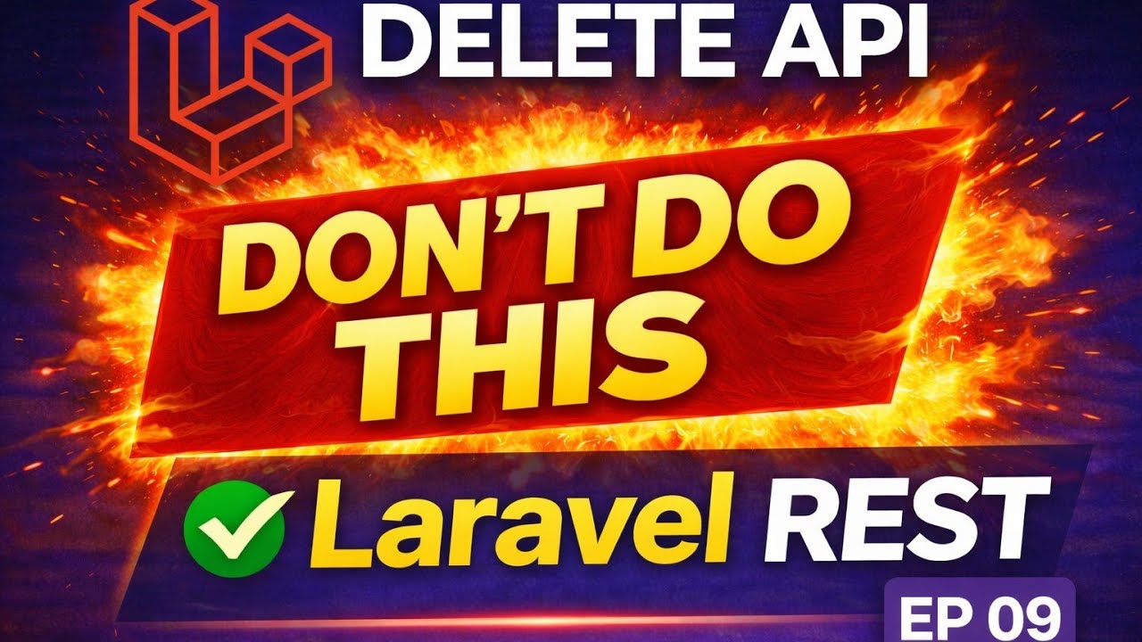 Laravel Delete API Tutorial (Step-by-Step) | EP 09