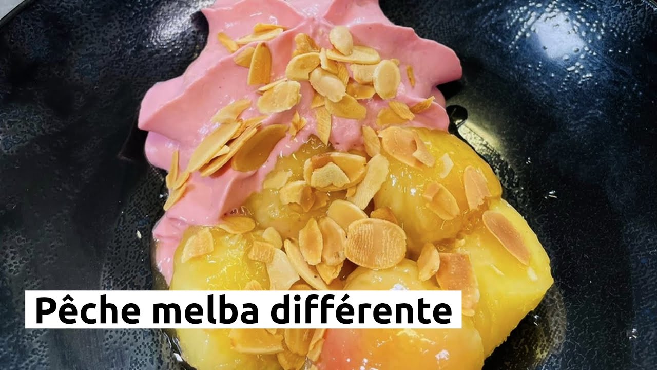 Pêche Melba autrement