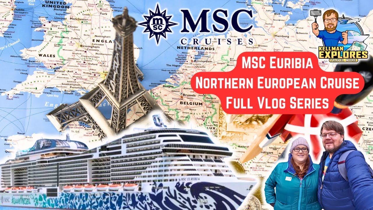 MSC Euribia Northern European Cruise Vlog | Hamburg, Rotterdam, Bruges, Le Havre | Cruise Experience