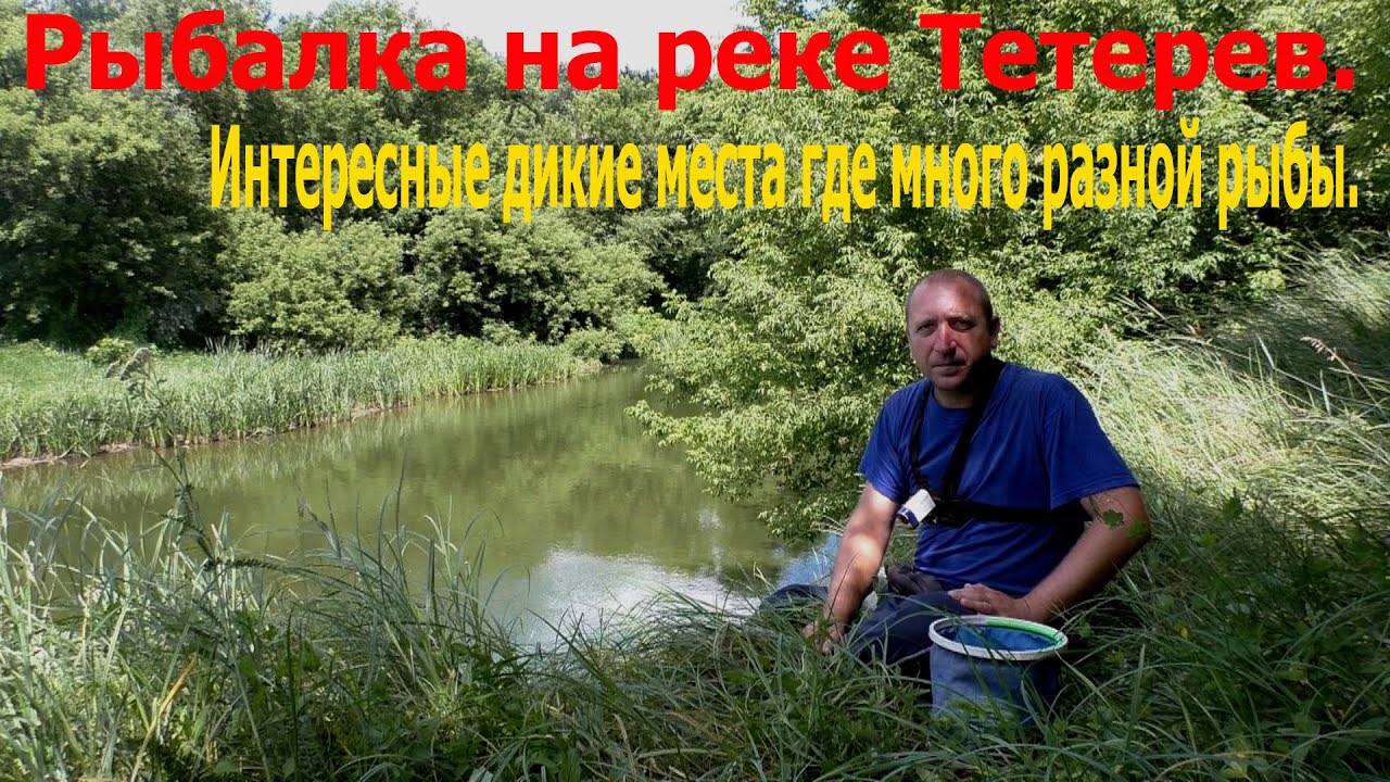 Рыбалка на реке Тетерев.Интересные дикие места где много разной рыбы.