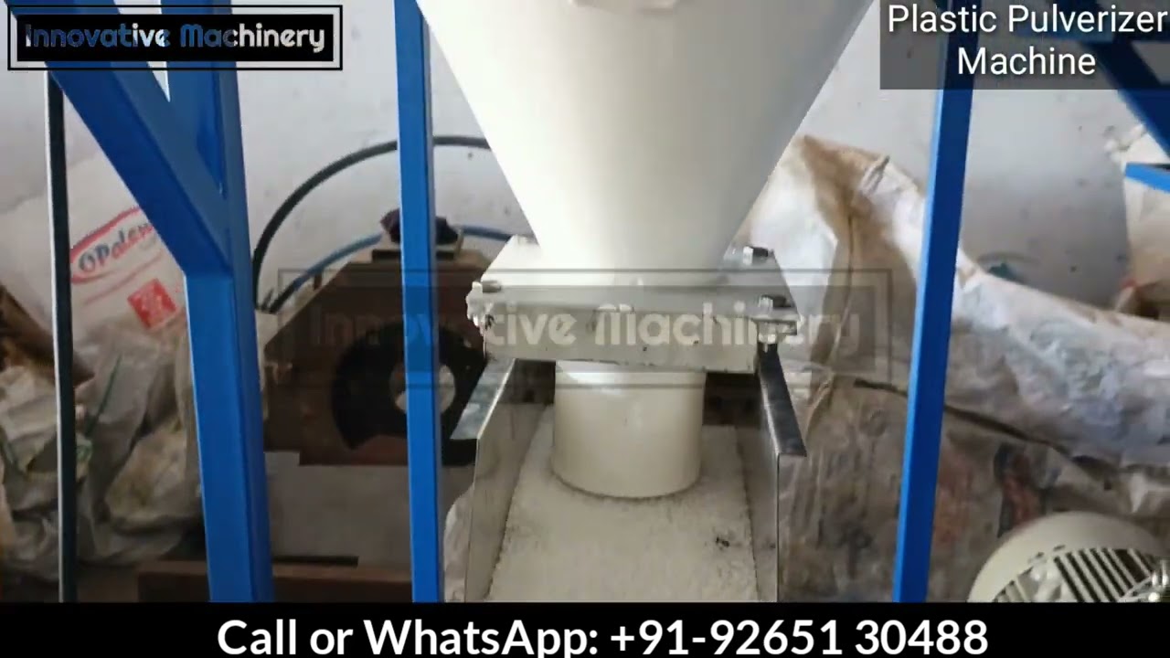 plastic pulverizer machine by innovative Machinery