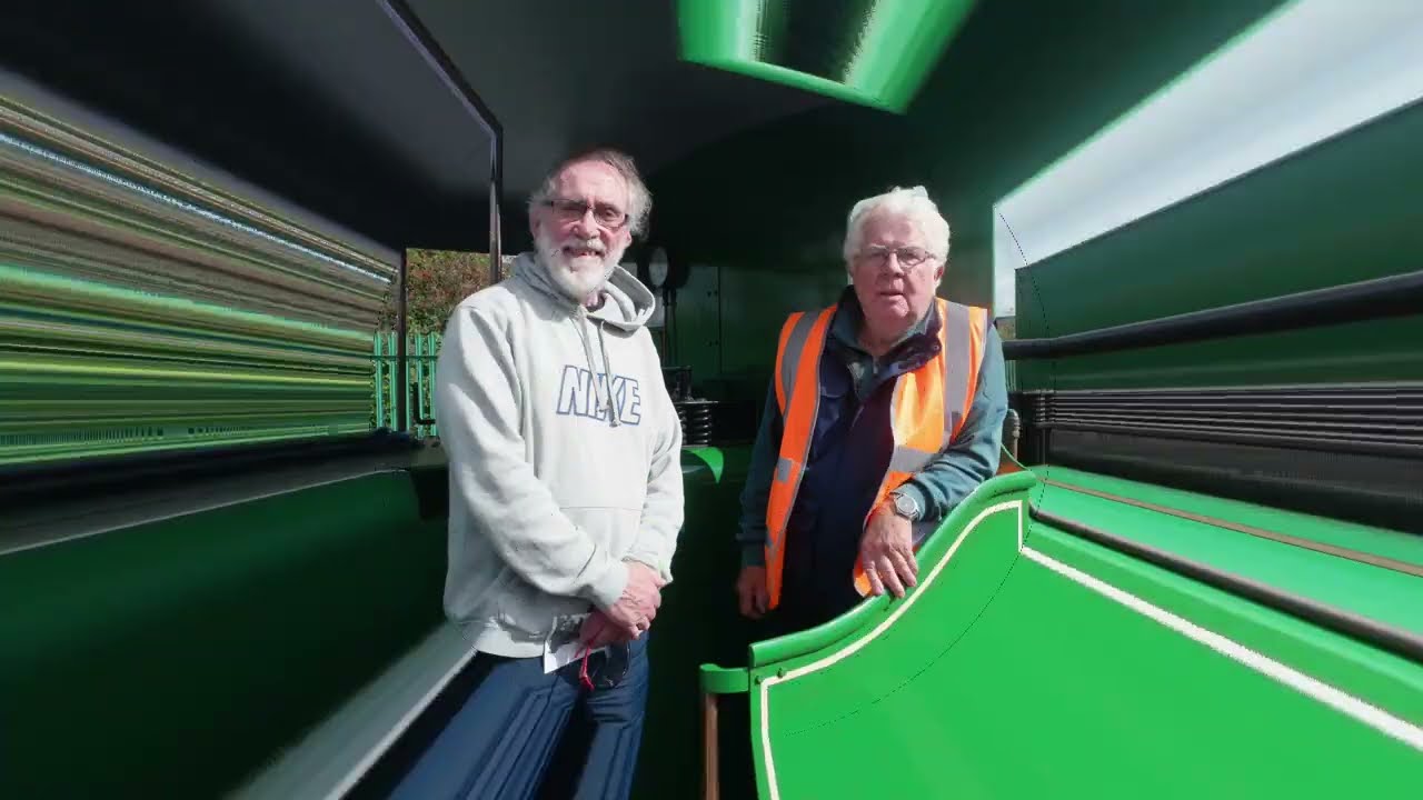 Enjoying a trip on the Listowel & Ballybunnion Railway