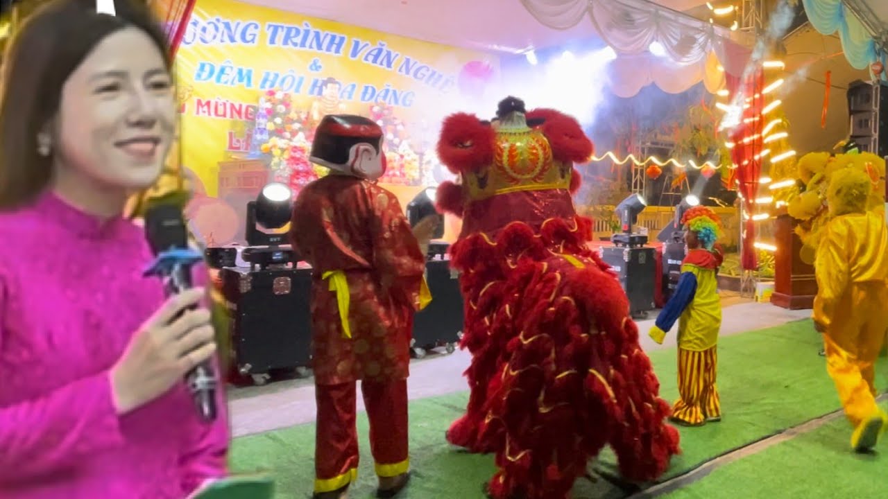 Múa Lân Khai Mạc Chào Mừng Lễ Hội Làng Thổ Mật Khánh Hồng  phần 1