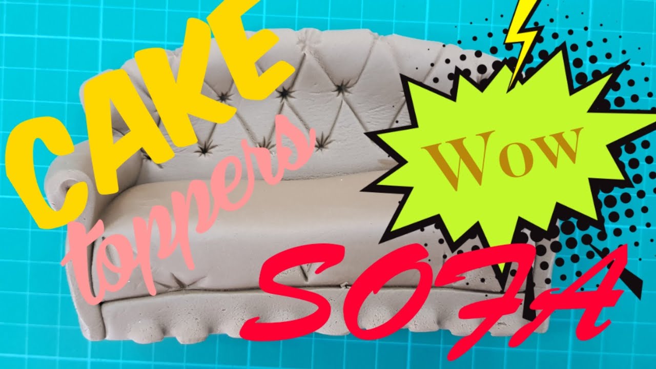 How to make fondant sofa