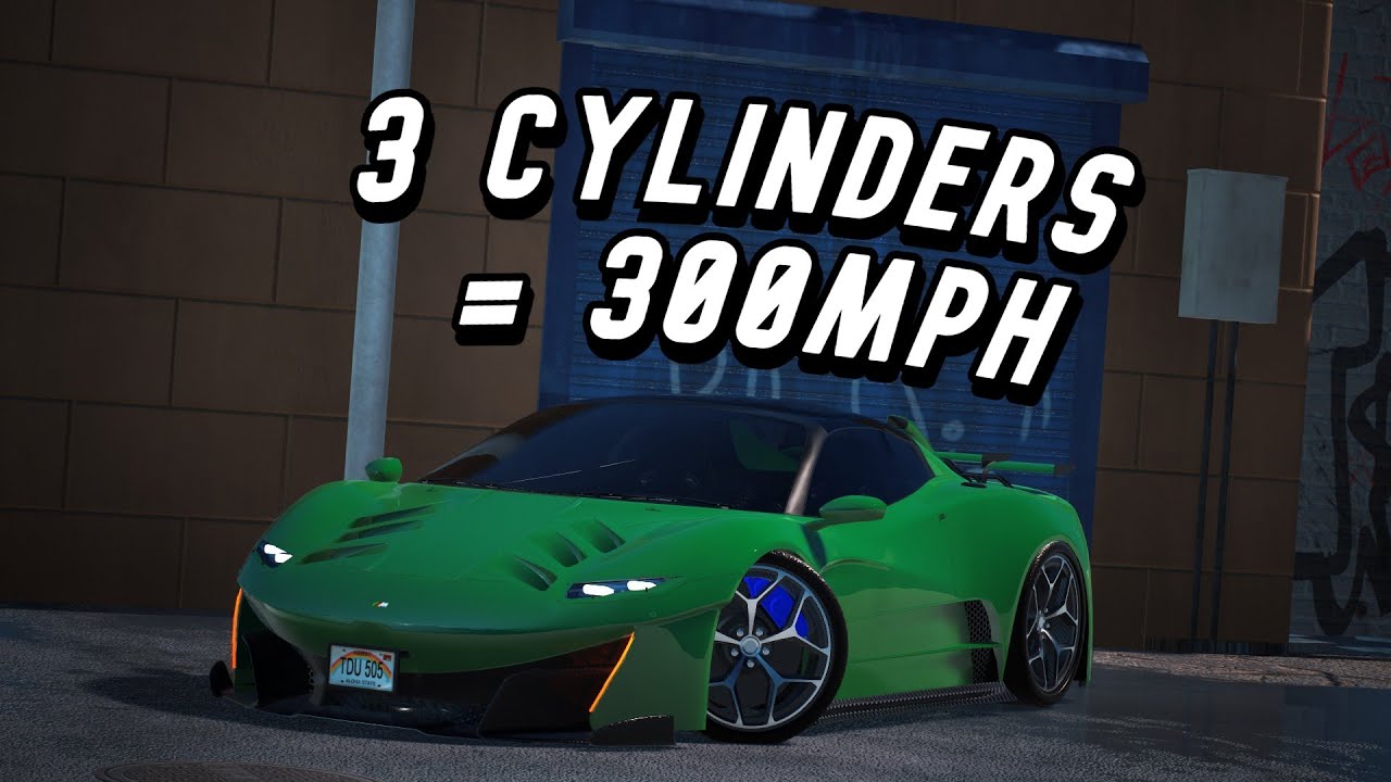 3-ЦИЛИНДРОВЫЙ ГИПЕРКАР! (Более 300 миль в час) | Автоматизация/BeamNG