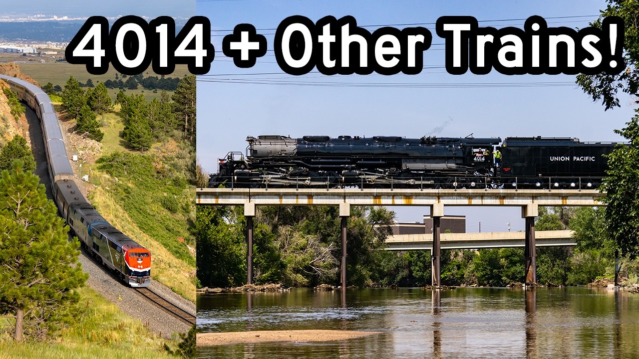 UP 4014 & UP 1616 + Other Trains! | 07-17-25