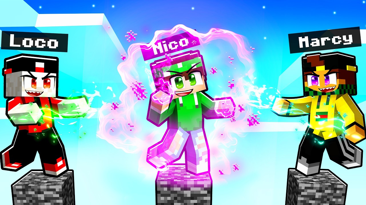 SOPRAVVIVI alla MAGIA su UN PILASTRO DI BEDROCK in MINECRAFT!