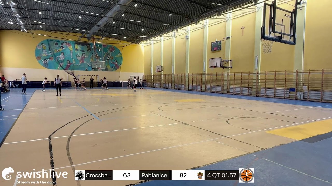 ŁZKosz U13 Akademia Koszykowki Crossbasket Łódź -  PKK 99 Pabianice 16.03.2025Crossbasket  VS Pabia