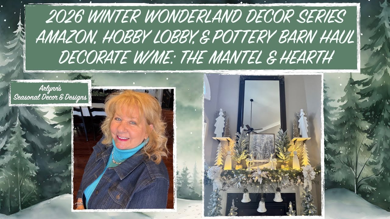 ❄️Зимняя коллекция декора 2026 года - покупки с Amazon, Hobby, Lobby & Pottery Barn - и декориров...