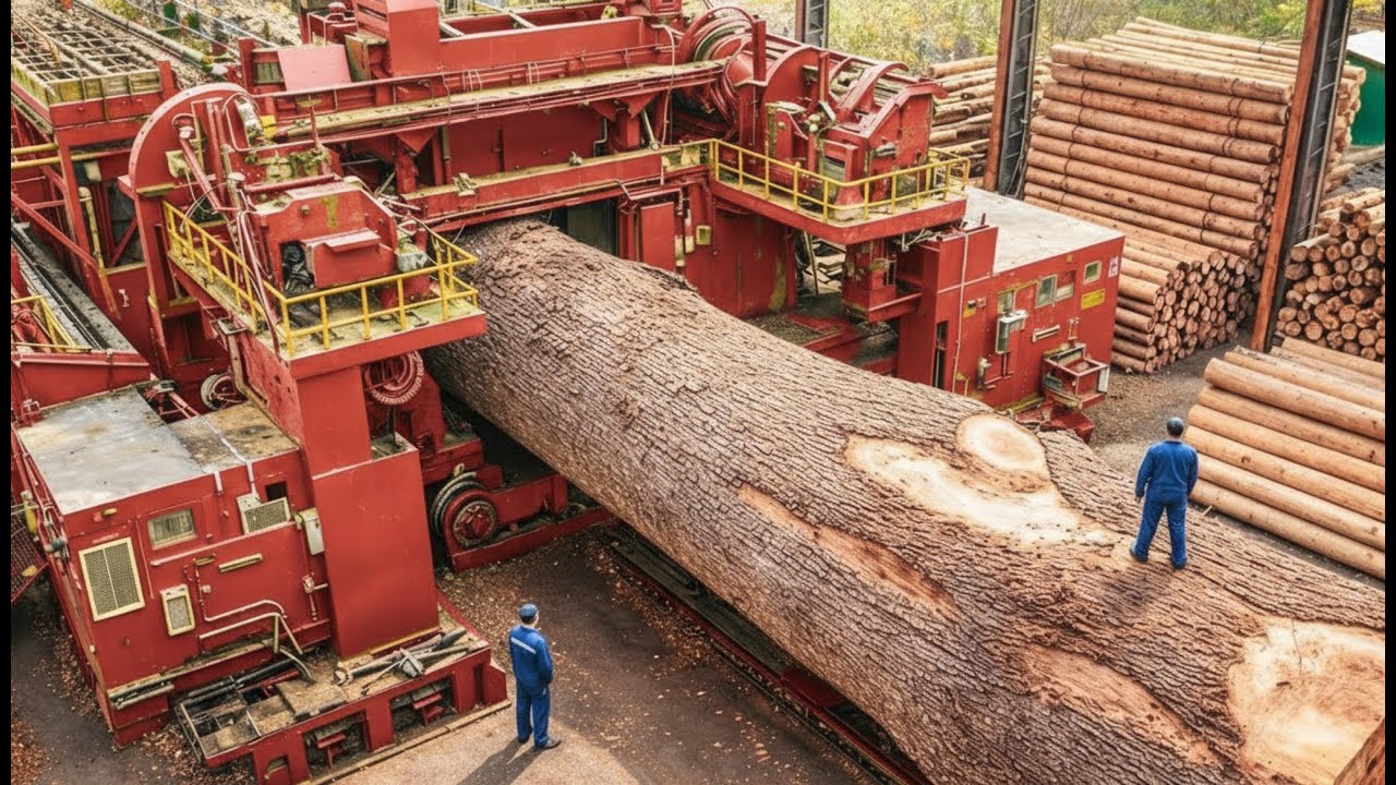 Inside the World’s Largest Wood Factory | How Wood Logs Are Turned Into Plywood