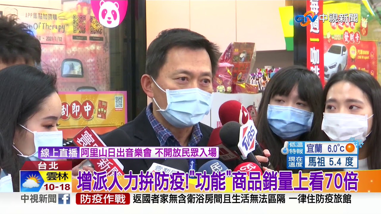 北市跨年照舉辦 商家.攤販戰區搶客│中視新聞 20210101