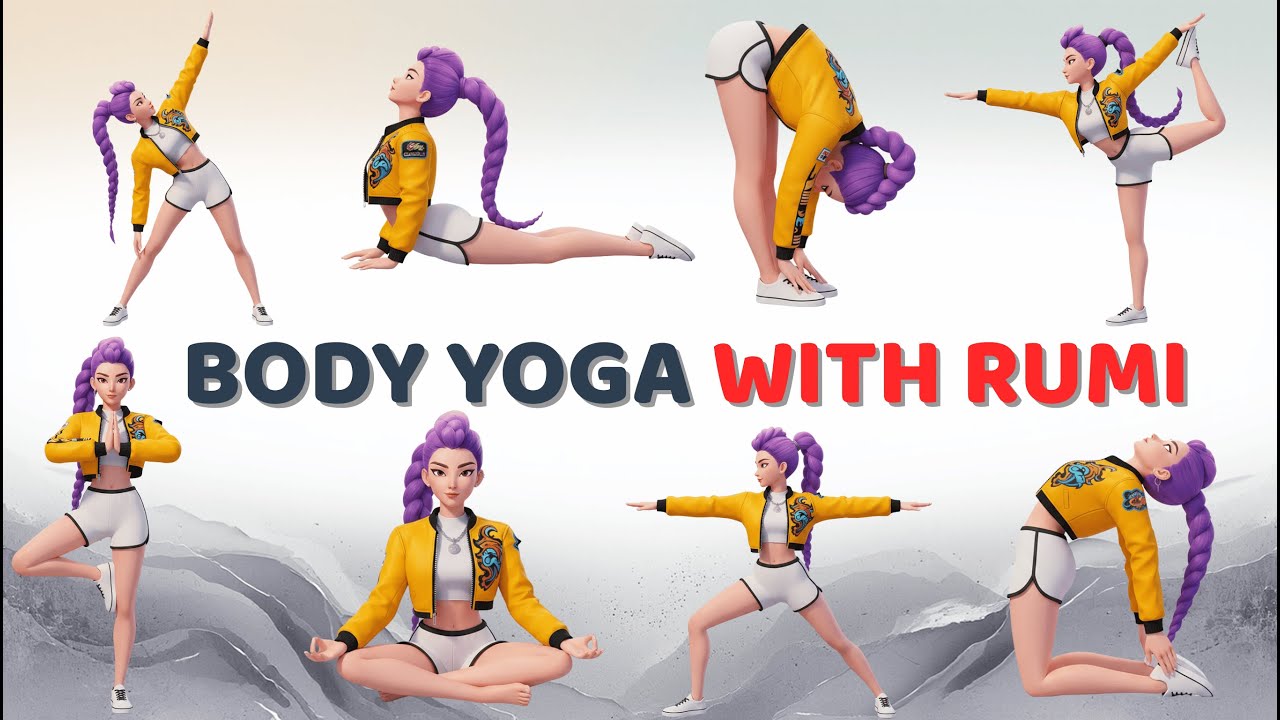 Yoga with Rumi for Better Gealth and Focus | Kpop Demon Hunter | Yoga for Kids