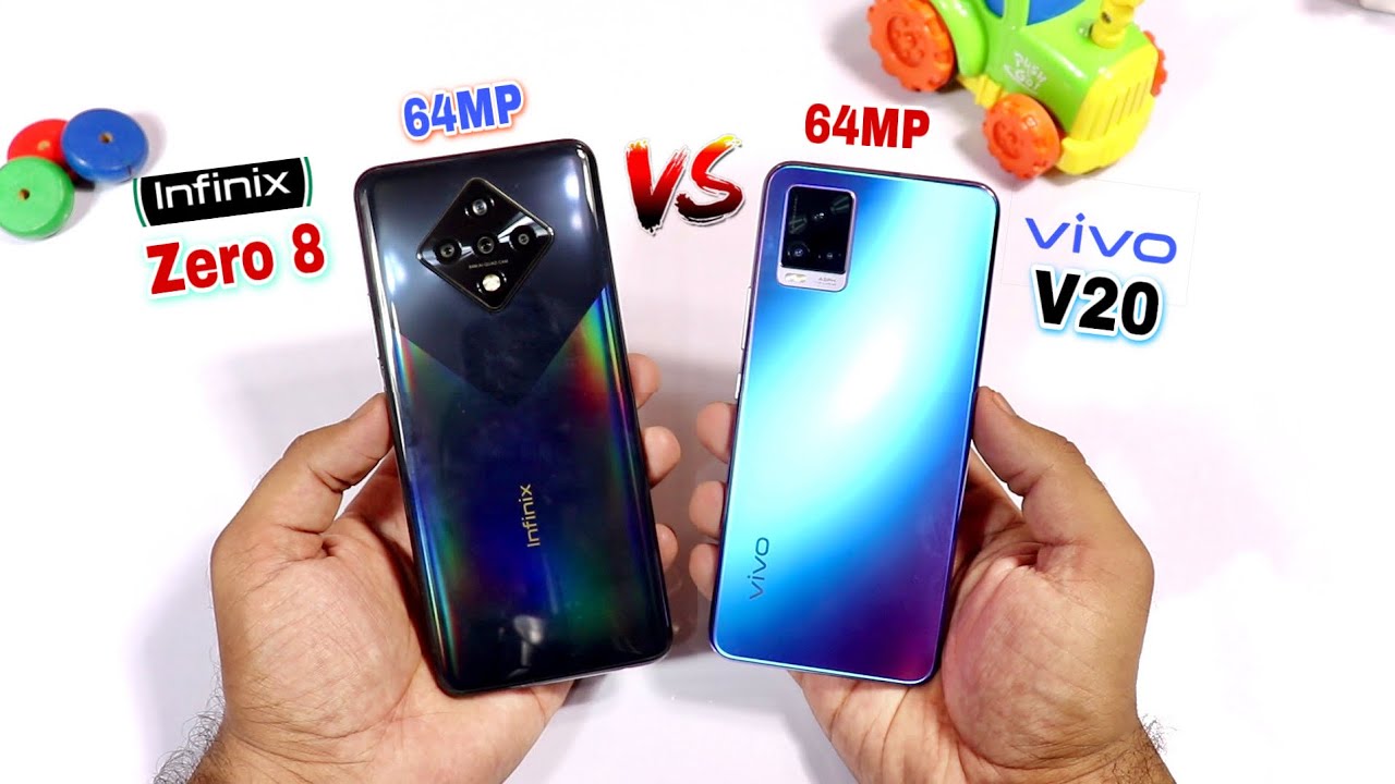 Vivo V20 vs Infinix Zero 8 Comparison - Speed Test & Camera Test [Hindi/Urdu]