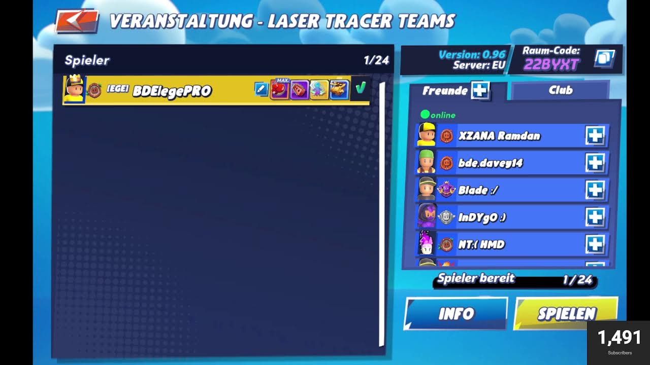 Playing Crown TOURMENT (needed good teamates)