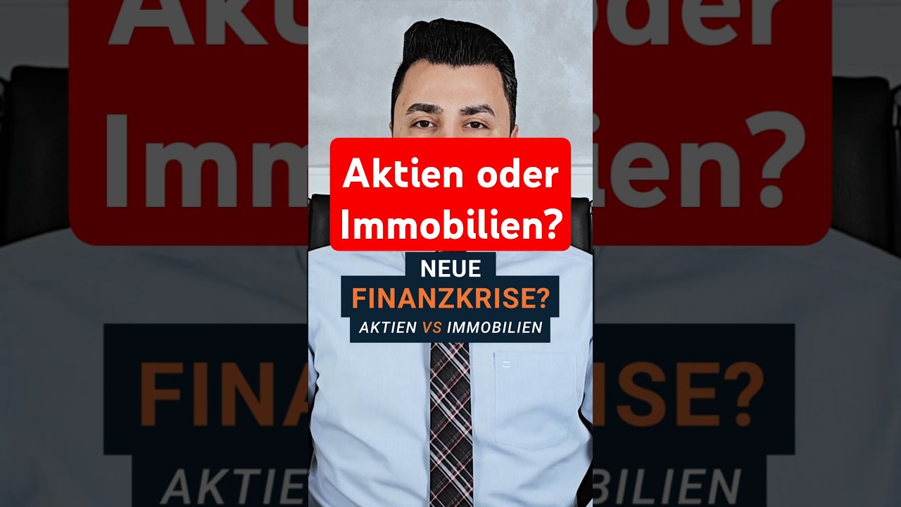 💸 Aktien oder Immobilien? Was ist wirklich sicherer? 🏡 #shorts #immobilienmarkt #aktien