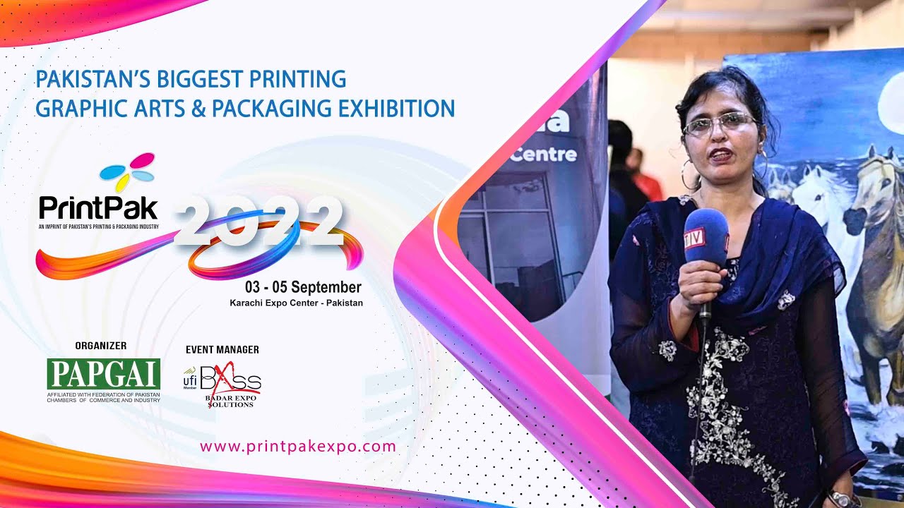 Ms. Bushra Rehman (Teacher - Rangoonwala) Participates in PrintPak 2022.