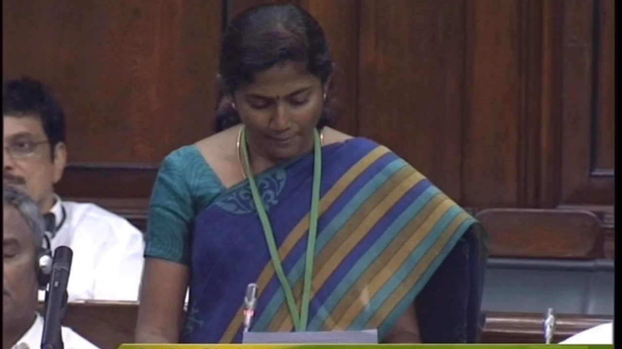 Hon'ble Tiruppur MP Sathyabama Parliament Speech Sub: PRS at Gobichettipalayam
