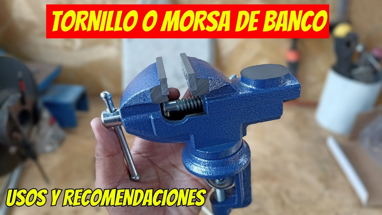 📕 Manual b&aacute;sico del tornillo de banco 🚀 Usos, aplicaciones y errores que debes evitar