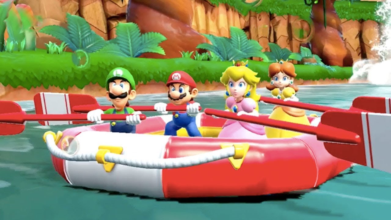 Super Mario Party - River Survival (Co-Op) | MarioGamers