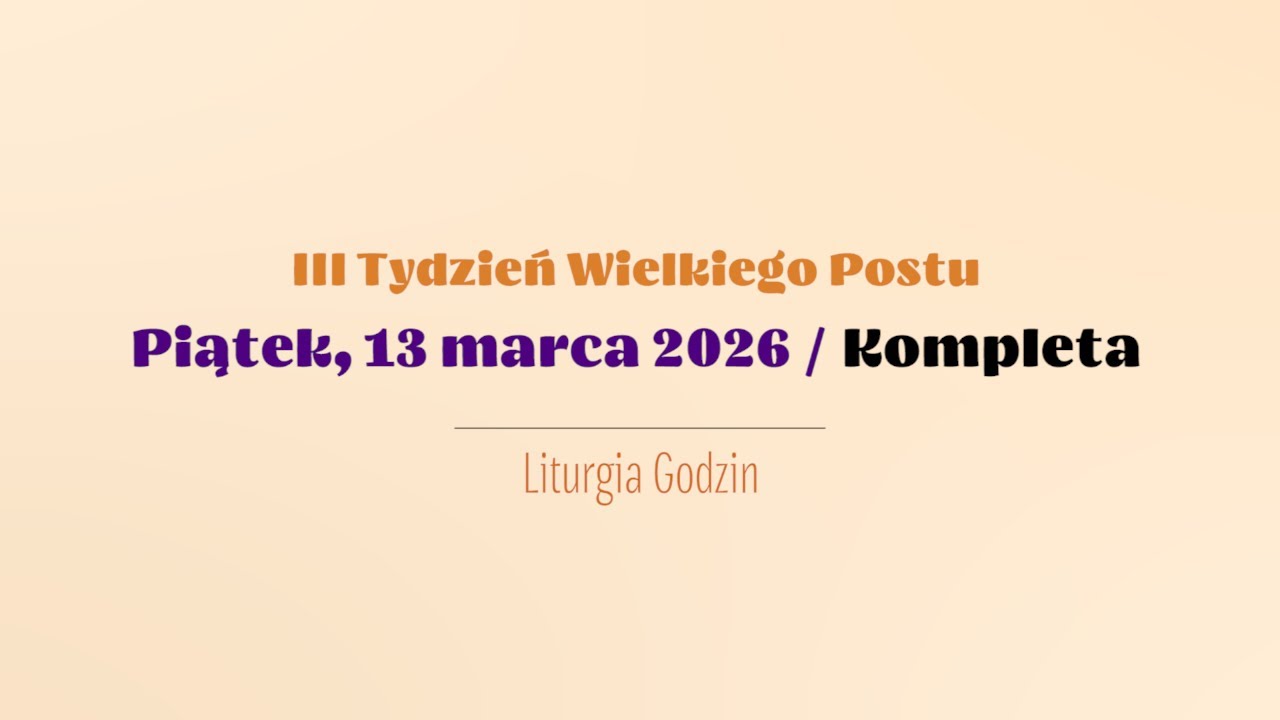 #Kompleta | 13 marca 2026
