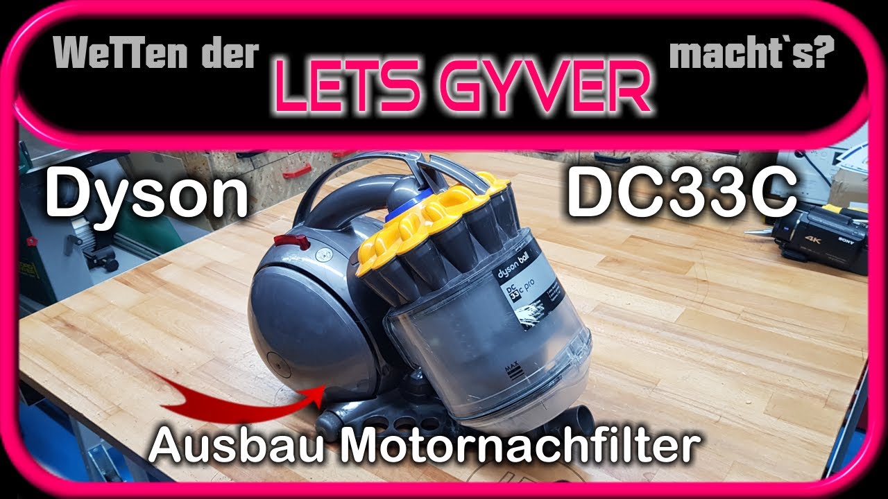 Dyson DC33c Pro.Der Nachfilter (Feinfilter) ist verstopft. Ich zeige wie man diesen wechselt.