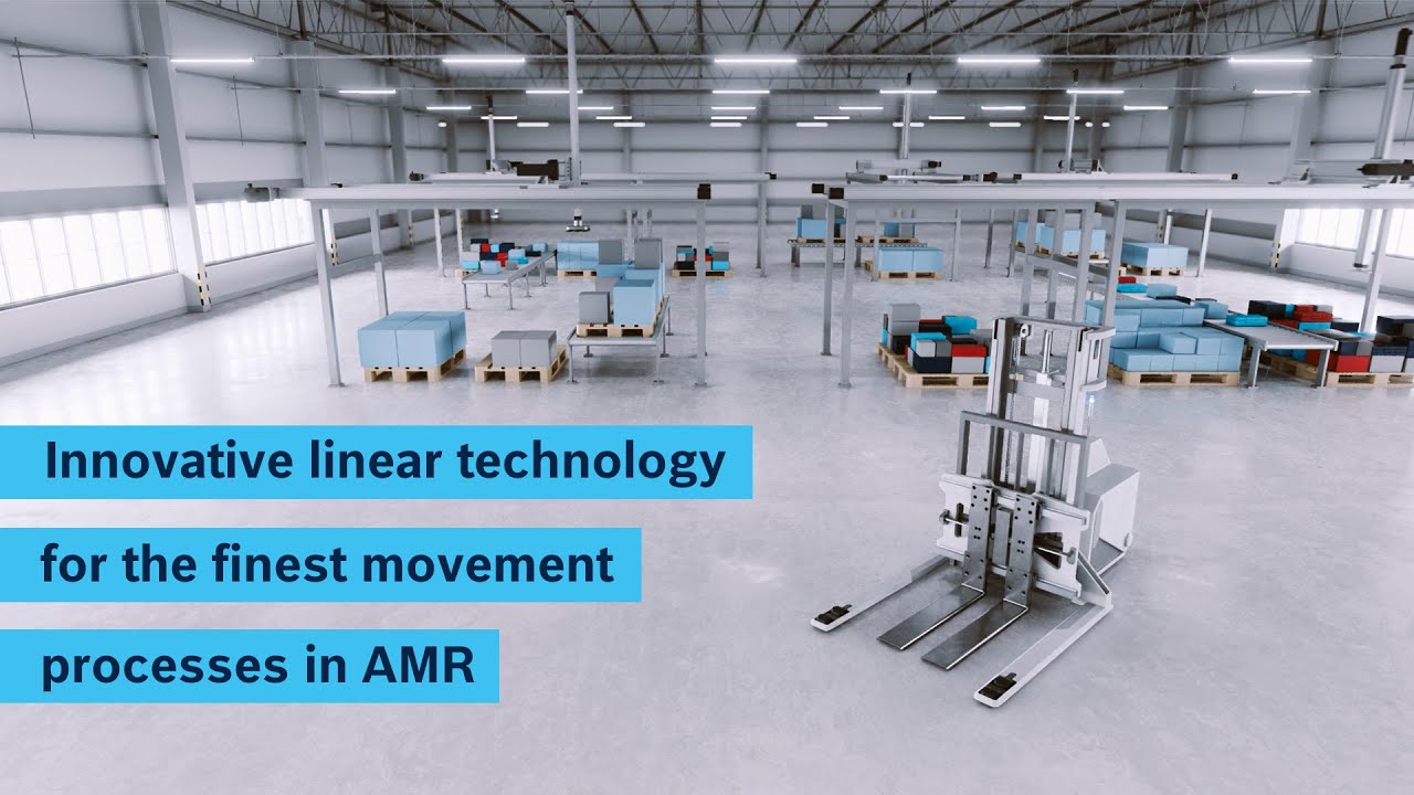 [EN] Bosch Rexroth: Precise lifting mechanism for smooth and exact positioning of AGV/AMR