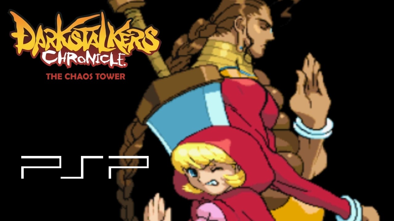 Darkstalkers Chronicle: The Chaos Tower playthrough (PSP) (1CC)