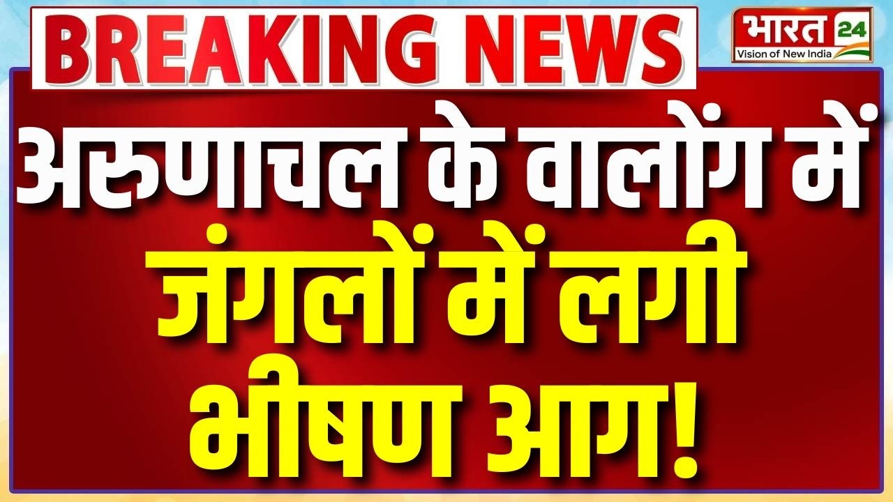 Breaking News: अरुणाचल के वालोंग में जंगलों में लगी भीषण आग! | Arunachal Pradesh | Latest News